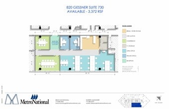 820 Gessner Rd, Houston, TX for lease Site Plan- Image 1 of 1