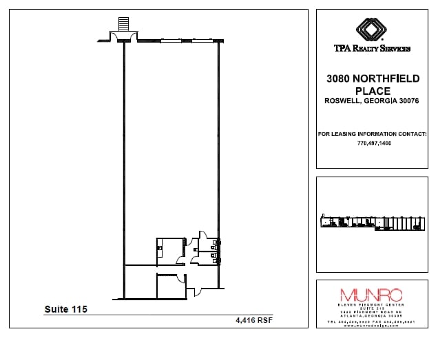 3080 Northfield Pl, Roswell, GA for lease - Floor Plan - Image 2 of 5