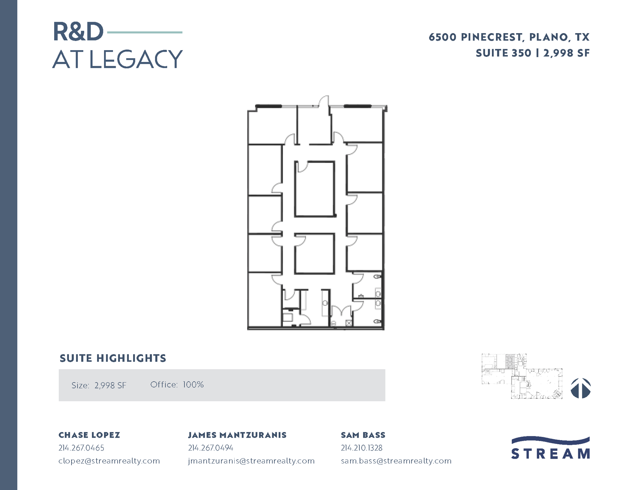 6400 Pinecrest Dr, Plano, TX for lease Floor Plan- Image 1 of 1