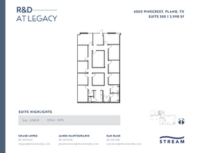 6400 Pinecrest Dr, Plano, TX for lease Floor Plan- Image 1 of 1