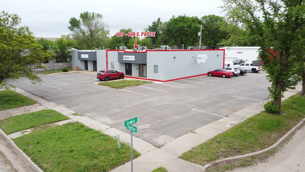 407-413 S Pattie, Wichita, KS for lease - Building Photo - Image 1 of 3