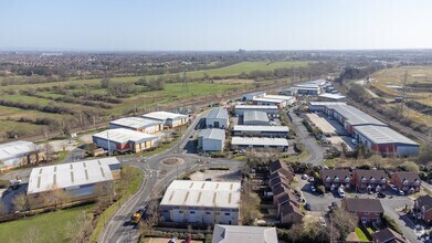 Rose Ave, York, NYK - AERIAL map view