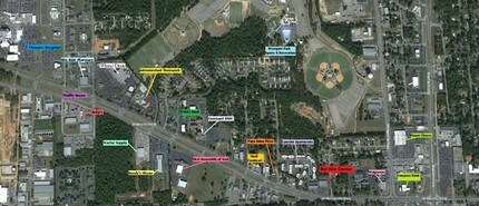 3124 W Main St, Dothan, AL - aerial  map view