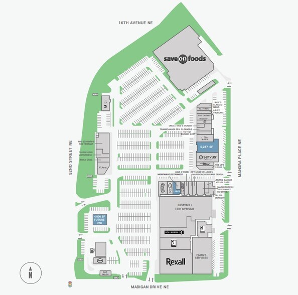1440 52nd St NE, Calgary, AB for lease - Site Plan - Image 1 of 2