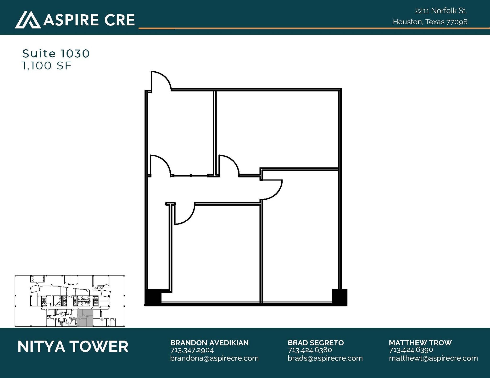 2211 Norfolk St, Houston, TX for lease Interior Photo- Image 1 of 1