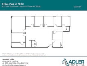 7925 NW 12th St, Doral, FL for lease Floor Plan- Image 1 of 1