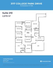 3117 College Park Dr, The Woodlands, TX for lease Floor Plan- Image 1 of 2