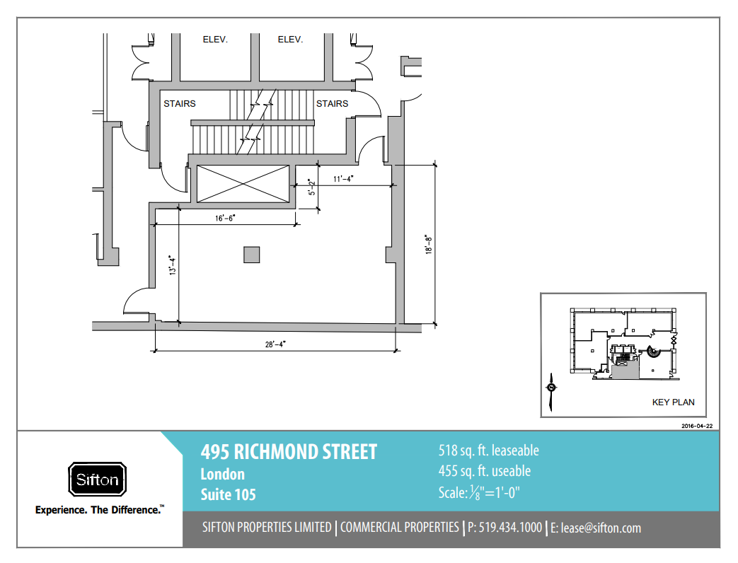 495 Richmond St, London, ON for lease Floor Plan- Image 1 of 1