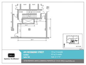 495 Richmond St, London, ON for lease Floor Plan- Image 1 of 1