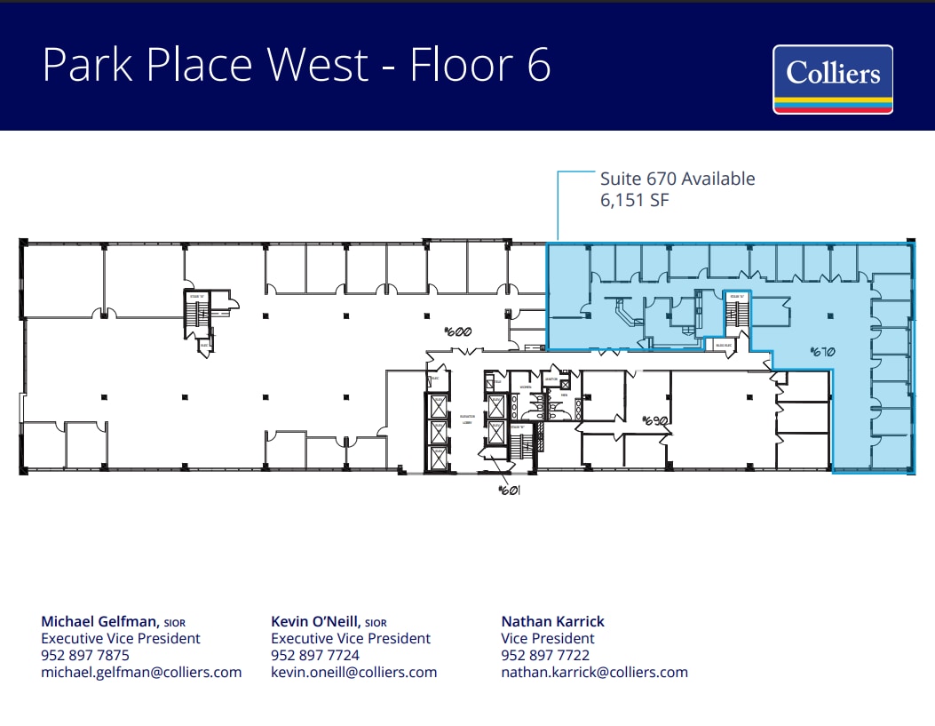 6465 Wayzata Blvd, Saint Louis Park, MN for lease Floor Plan- Image 1 of 1