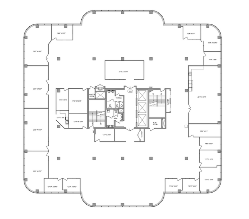 5945-5955 Airport Rd, Mississauga, ON for lease Floor Plan- Image 1 of 1