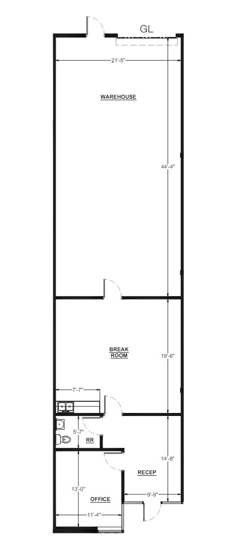 9560 Chesapeake Dr, San Diego, CA for lease Floor Plan- Image 1 of 1