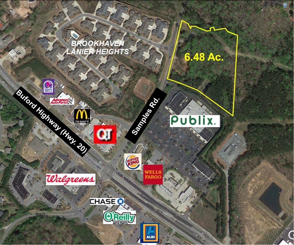 000 Samples Rd, Cumming, GA for sale Aerial- Image 1 of 1