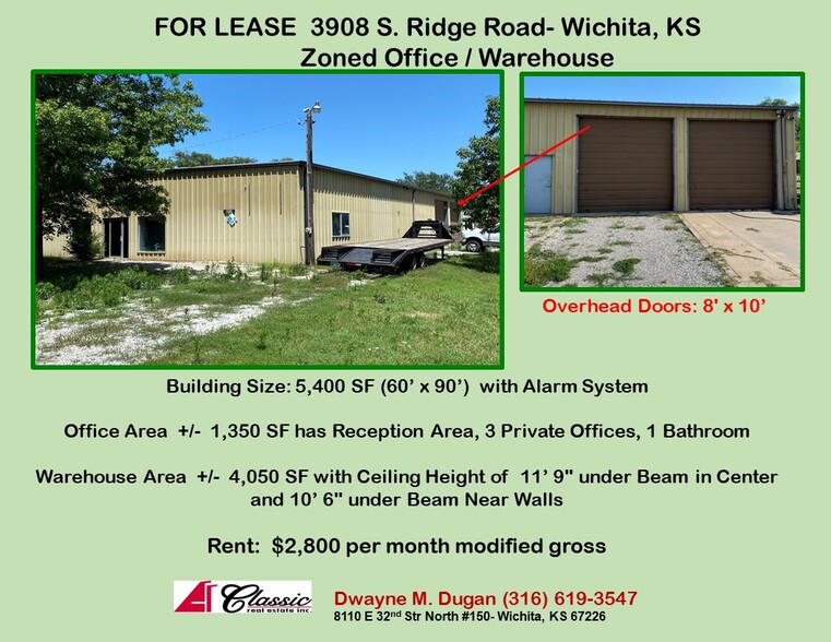 3908 S Ridge Rd, Wichita, KS for sale - Building Photo - Image 1 of 1