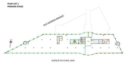 1 Rue Georges Braque, Guyancourt for lease Floor Plan- Image 1 of 5