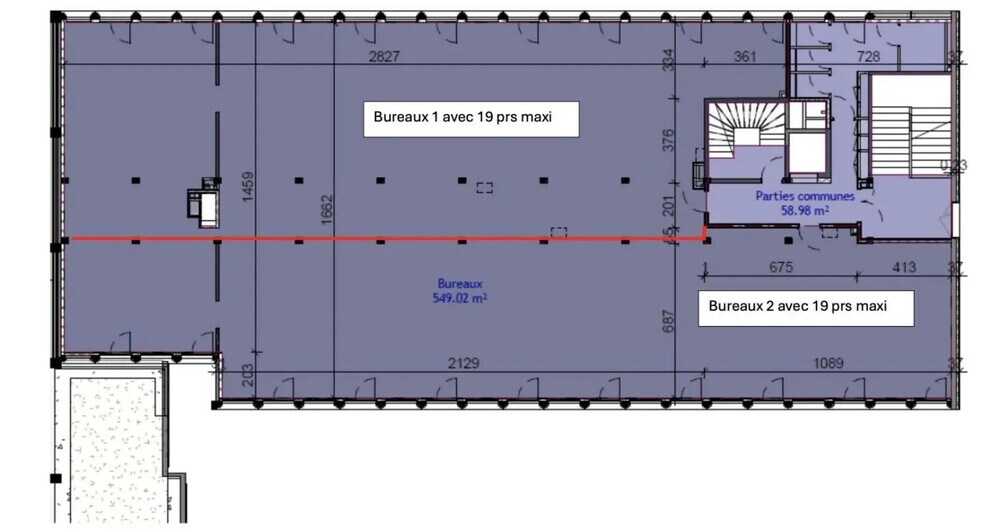 Office in Le Havre for sale - Floor Plan - Image 3 of 4