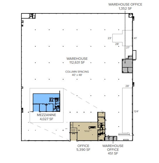 4505 Bandini Blvd, Vernon, CA for lease Floor Plan- Image 1 of 2