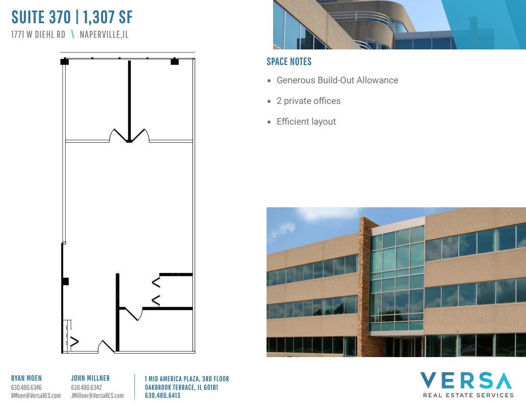 1751-1771 W Diehl Rd, Naperville, IL for lease Floor Plan- Image 1 of 2