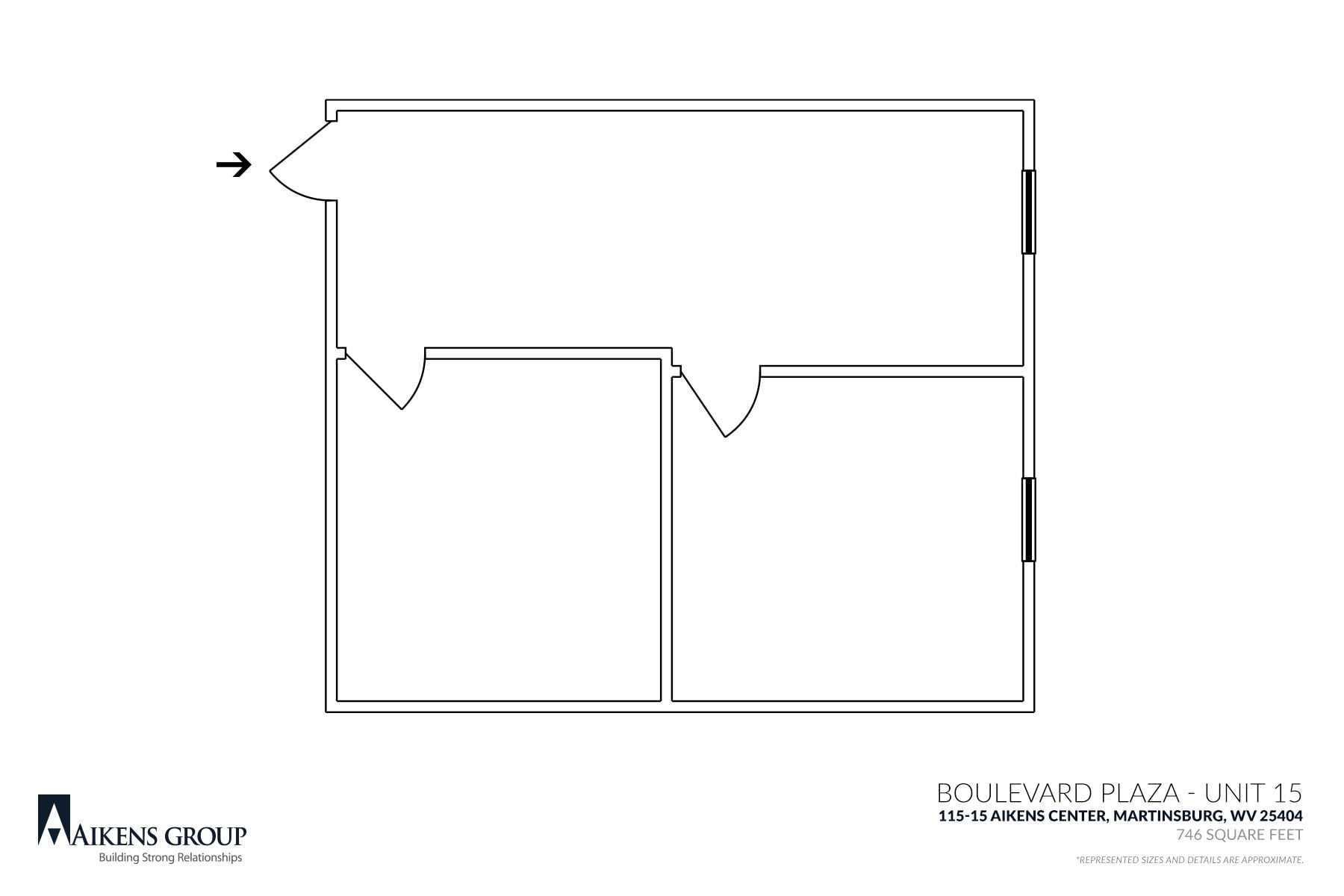 115 Aikens Center, Martinsburg, WV for lease Floor Plan- Image 1 of 1