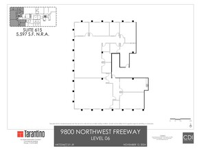 9800 Northwest Fwy, Houston, TX for lease Site Plan- Image 1 of 1