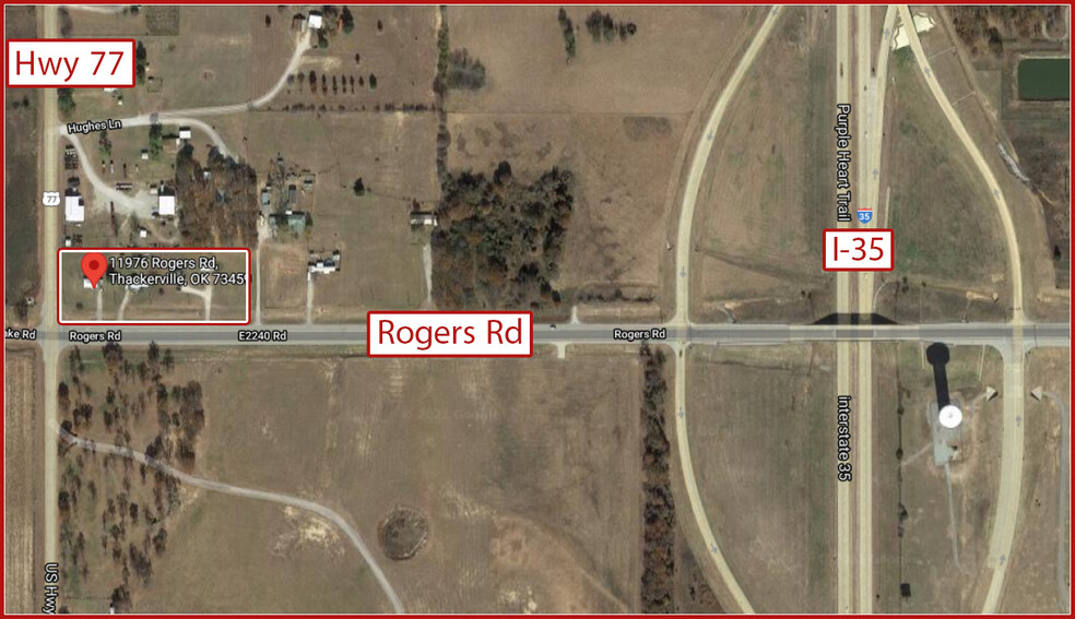 11976 Rogers Rd, Thackerville, OK for sale - Building Photo - Image 1 of 1