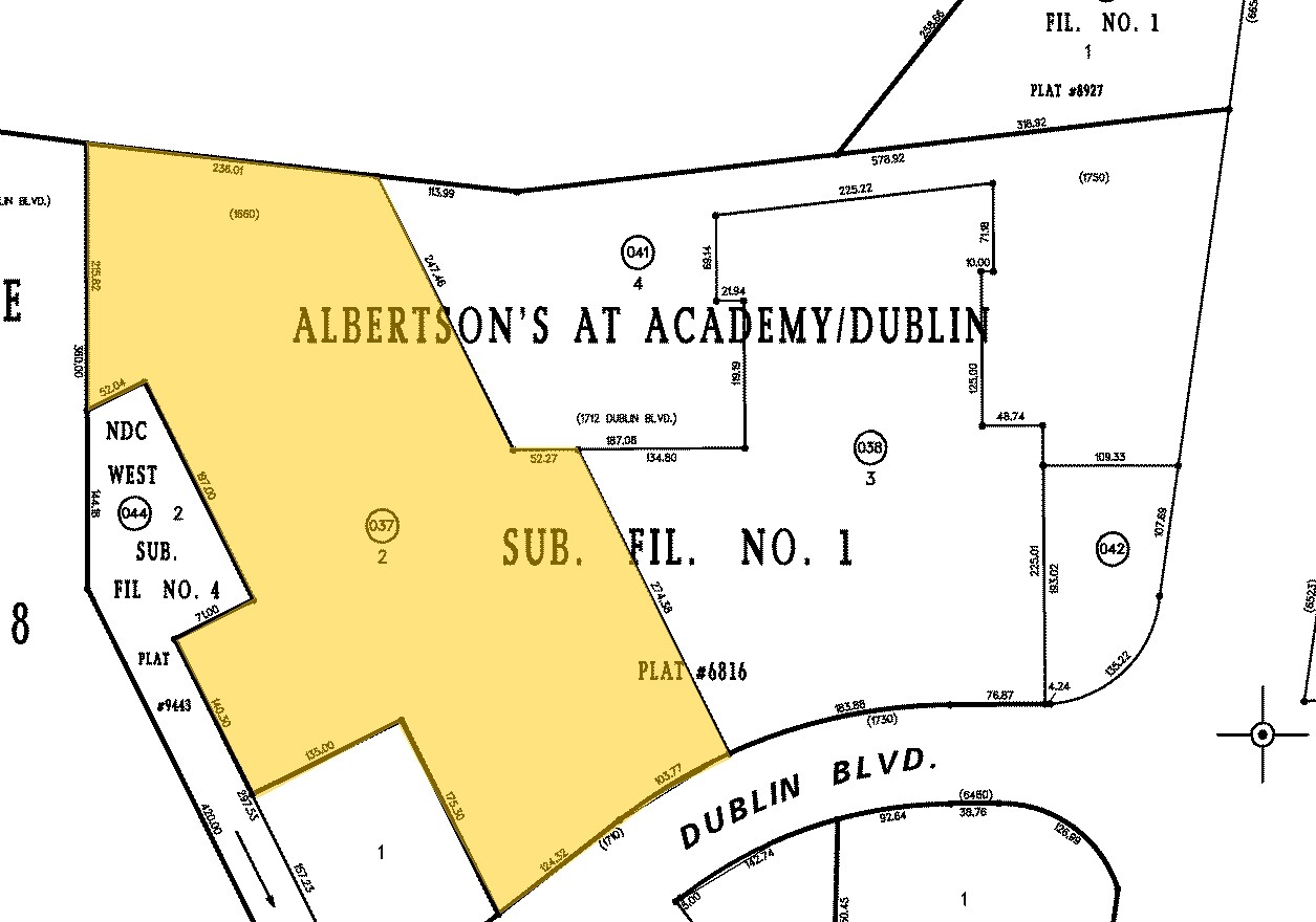 1710 Dublin Blvd, Colorado Springs, CO for sale Plat Map- Image 1 of 1