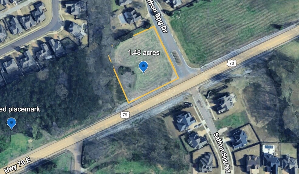 Evergreen & Highway 70, Lakeland, TN for sale - Plat Map - Image 1 of 1