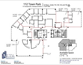 114 Townpark Dr NW, Kennesaw, GA for lease Floor Plan- Image 2 of 7