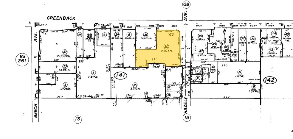 8890-8894 Greenback Ln, Orangevale, CA for sale - Plat Map - Image 3 of 54