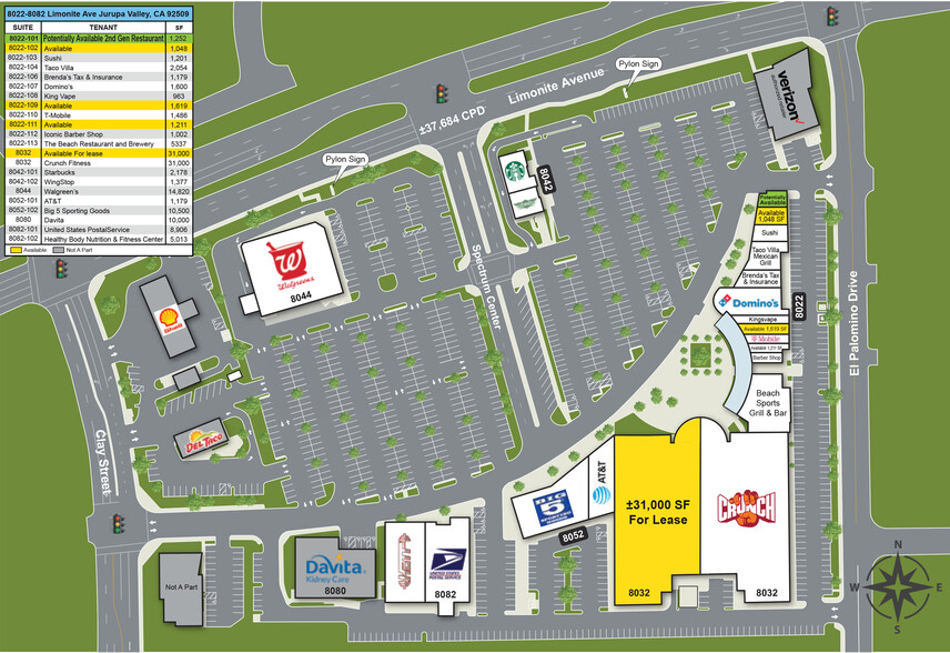 8032 Limonite Ave, Riverside, CA for lease - Site Plan - Image 2 of 13