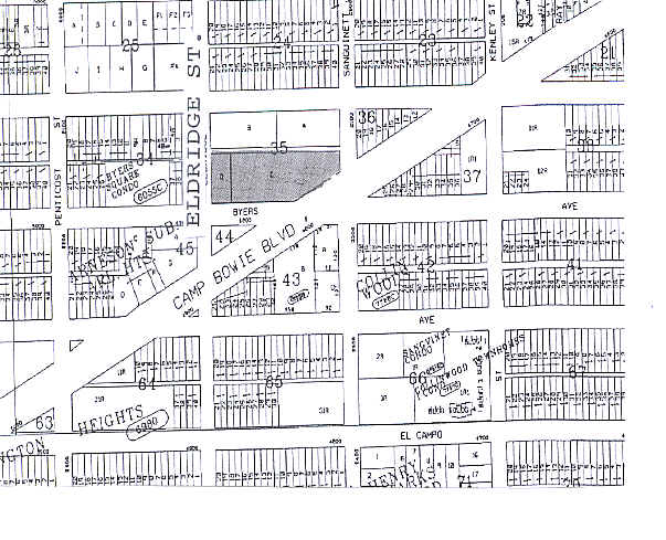 4800-4828 Camp Bowie Blvd, Fort Worth, TX for sale Plat Map- Image 1 of 1