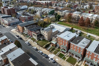 1118 N Gilmor St, Baltimore, MD - AERIAL  map view
