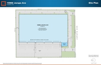 15996 Jurupa Ave, Fontana, CA for lease Site Plan- Image 1 of 1