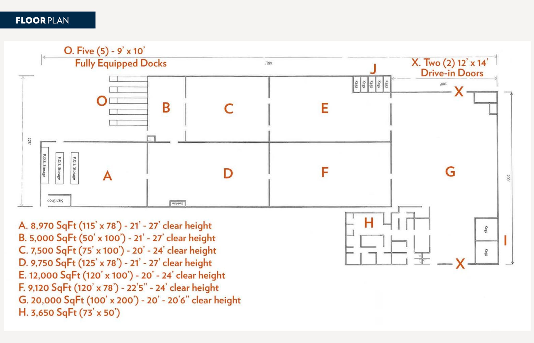 150 Lawton Ave, Monroe, OH for lease Floor Plan- Image 1 of 6