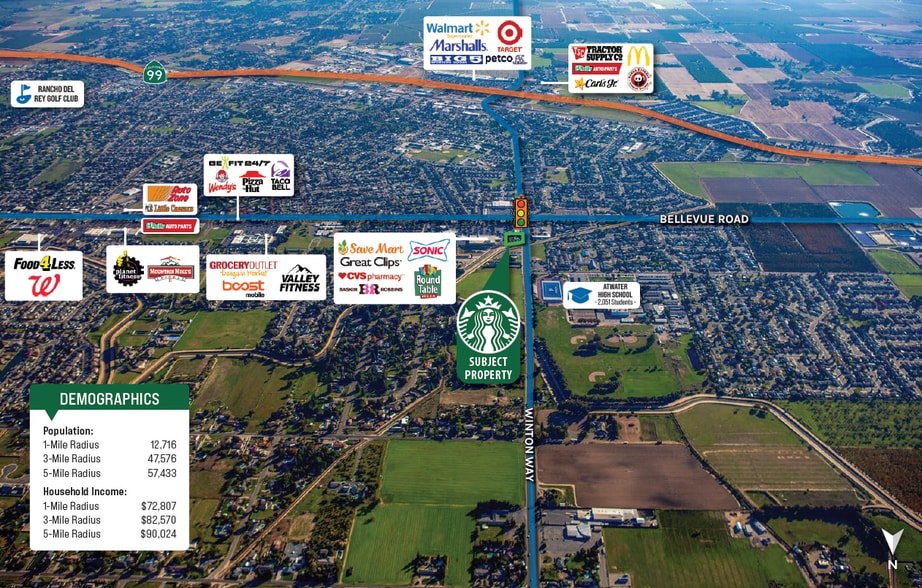 1813 Bellevue Rd, Atwater, CA for sale - Building Photo - Image 3 of 4