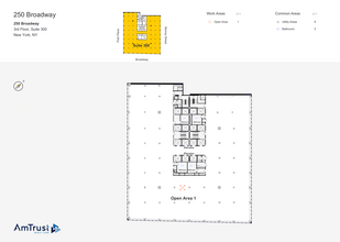 250 Broadway, New York, NY for lease Floor Plan- Image 1 of 1