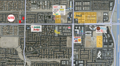 Russell Rd, Las Vegas, NV - aerial  map view