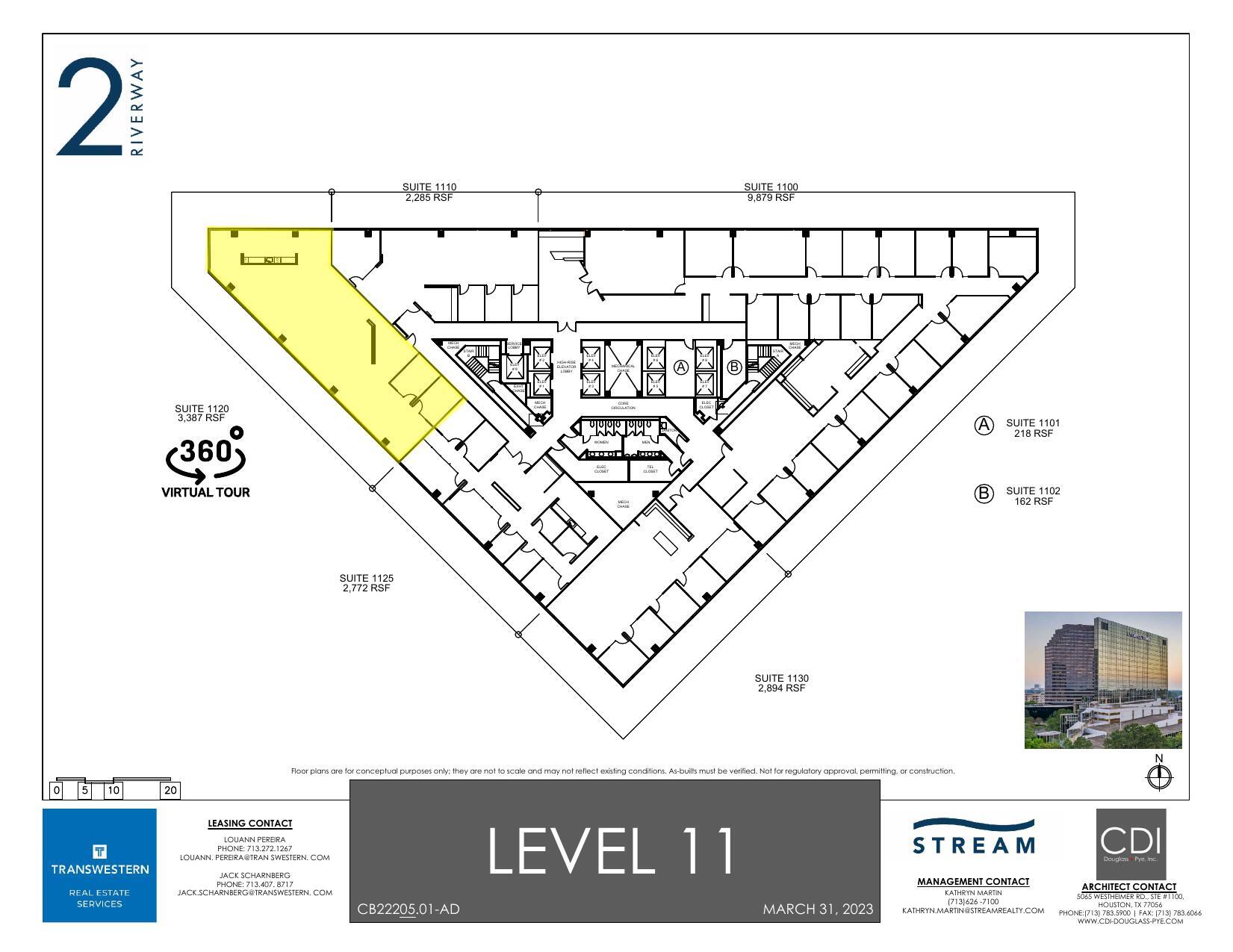 2 Riverway, Houston, TX for lease Floor Plan- Image 1 of 1