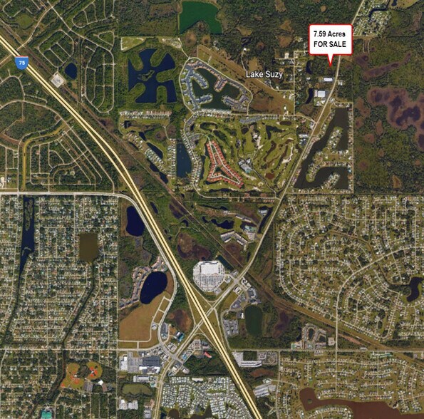 SW County Road 769 Lake Suzy - SW County Road 769 Lake Suzy FL Aerial 2 Large