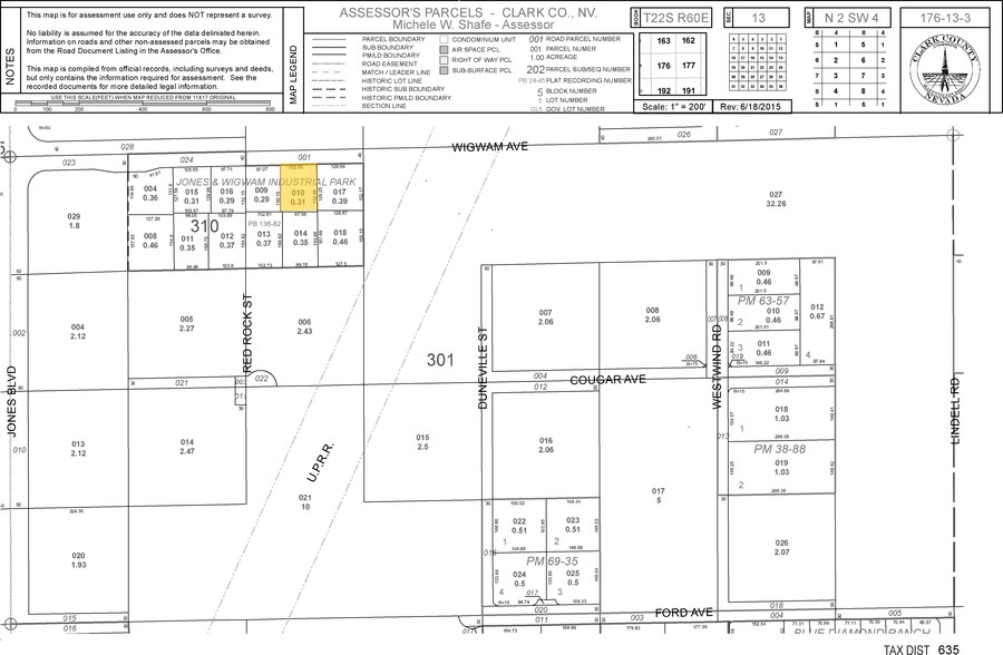 5925 W Wigwam Ave, Las Vegas, NV for sale - Plat Map - Image 3 of 3