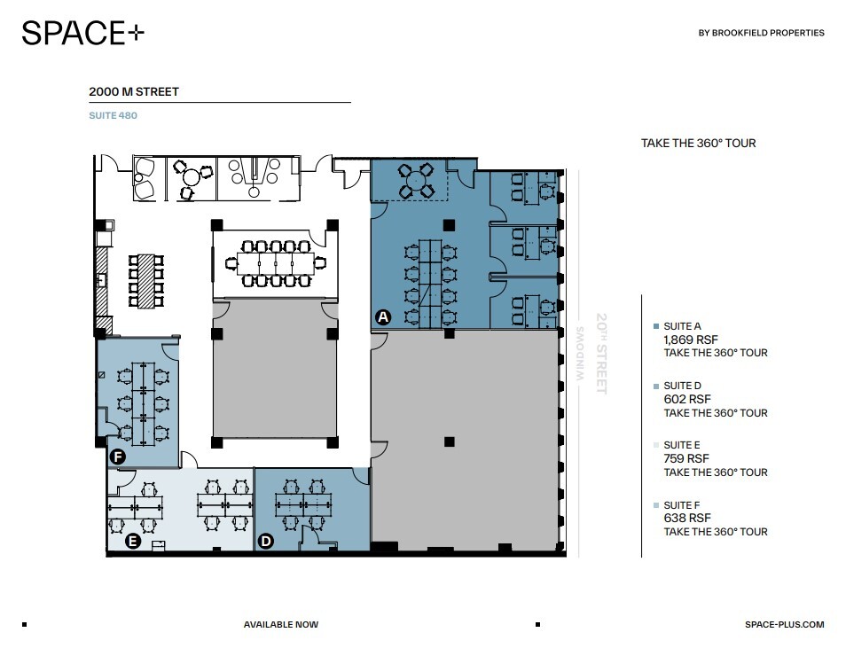 2000 M St NW, Washington, DC for lease Floor Plan- Image 1 of 1