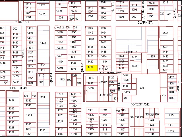1427 5th Ave, Des Moines, IA for sale Plat Map- Image 1 of 1