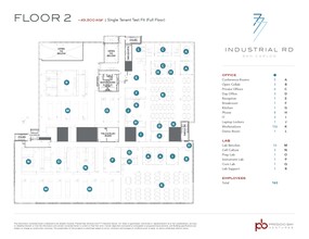 777 Industrial Rd, San Carlos, CA for lease Floor Plan- Image 2 of 4