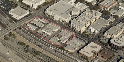 275-375 N 1st St, Burbank, CA - aerial  map view