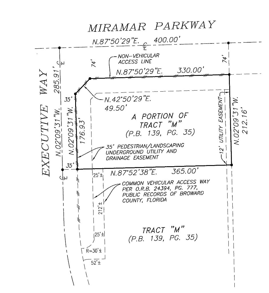 10550 Miramar Pky, Miramar, FL for sale Plat Map- Image 1 of 3