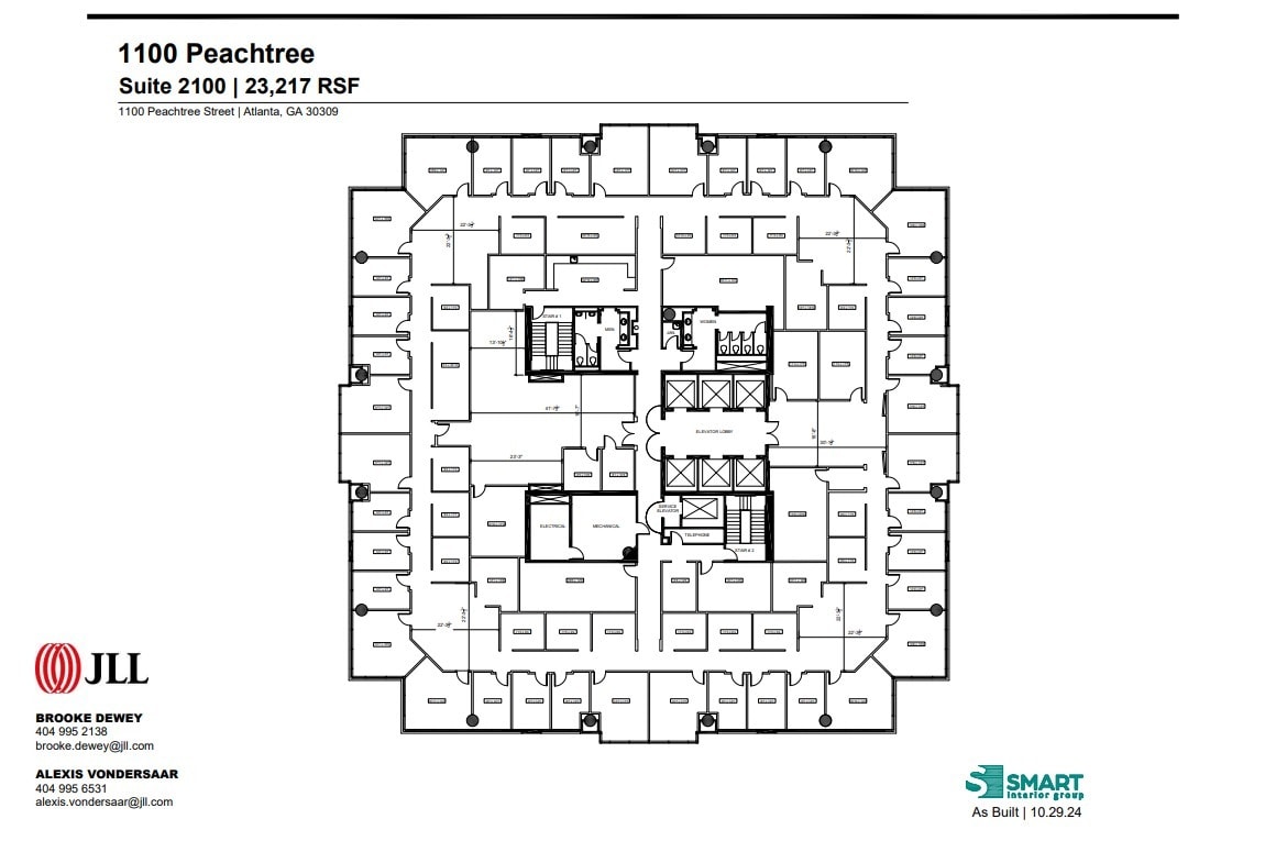 1100 Peachtree St NE, Atlanta, GA for lease Floor Plan- Image 1 of 1
