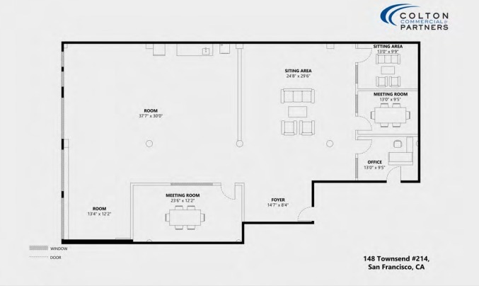 148 Townsend St, San Francisco, CA for lease Floor Plan- Image 1 of 1