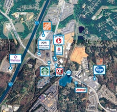 5142 Holly Springs Pky, Woodstock, GA - AERIAL  map view