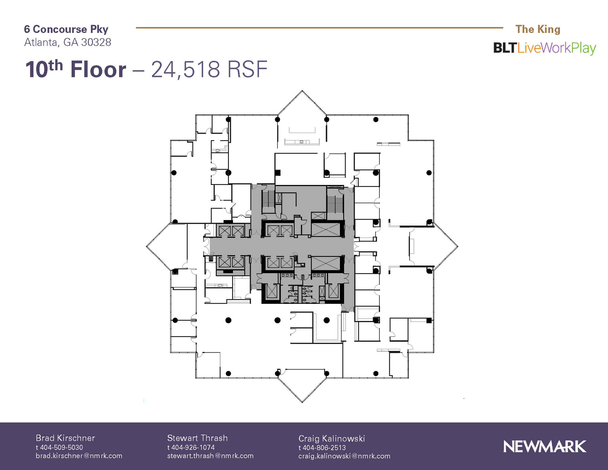 6 Concourse Pky NE, Atlanta, GA for lease Floor Plan- Image 1 of 1