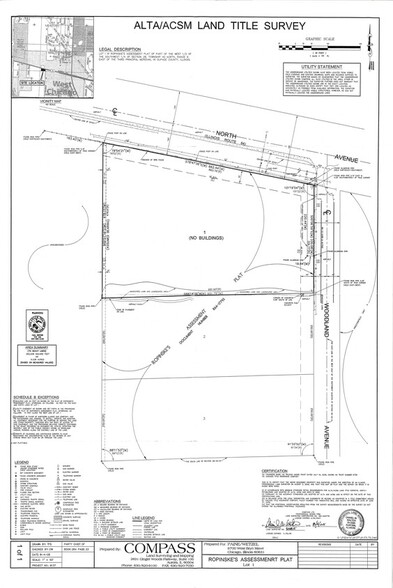 North Ave, West Chicago, IL for sale - Plat Map - Image 2 of 2